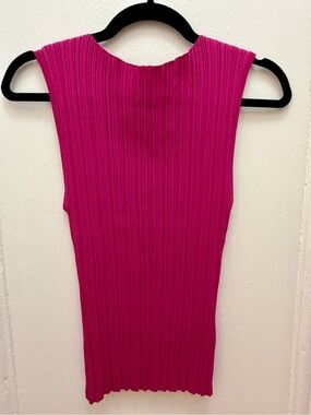 Portmans Bright Fuchsia Ribbed Tank Top